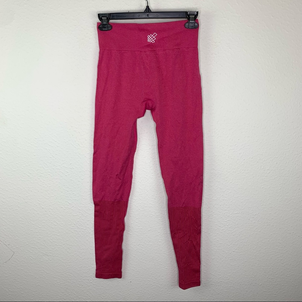 Jed North Seamless Pink Leggings XS F2 G22 - Picture 4 of 6
